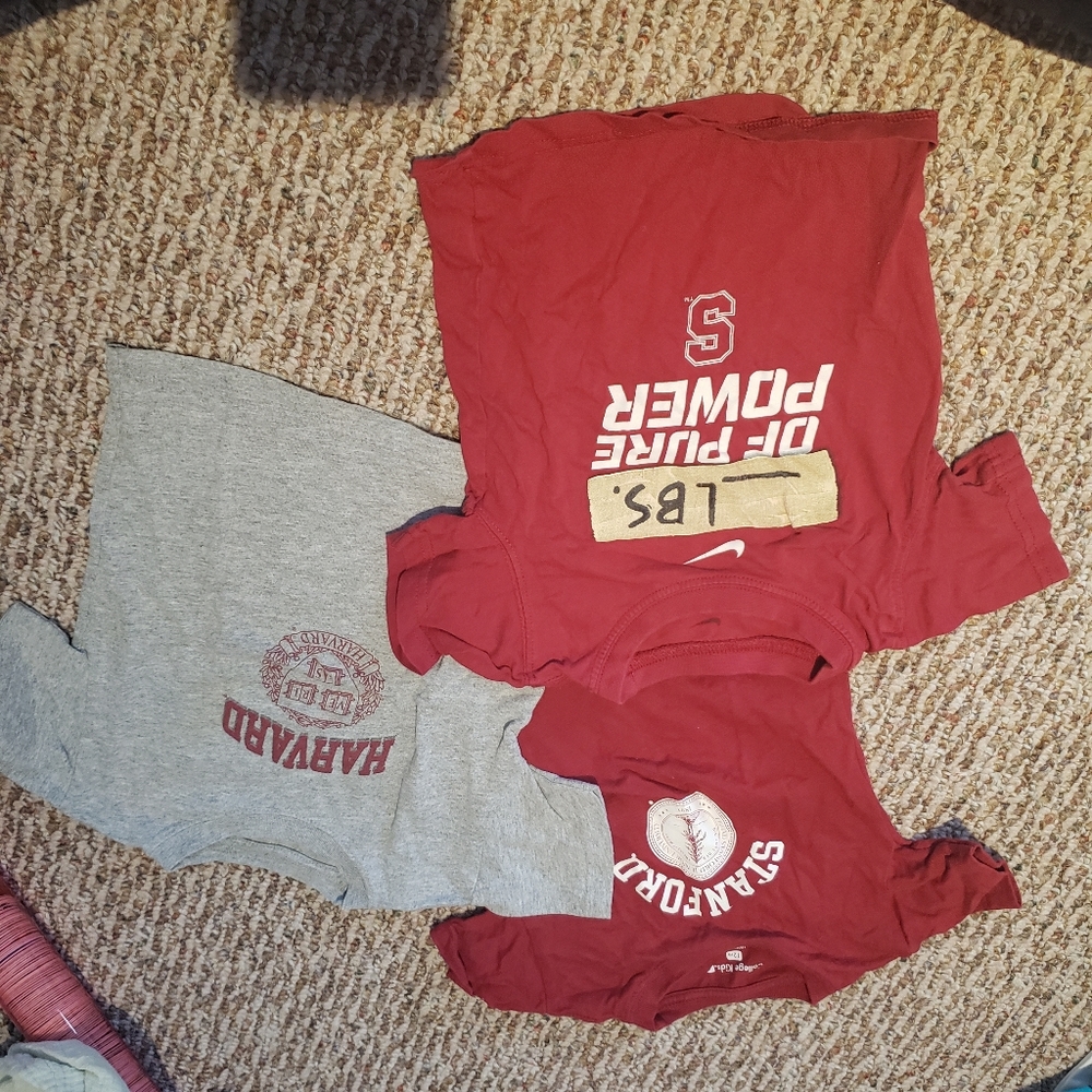 Toddler college tshirts
